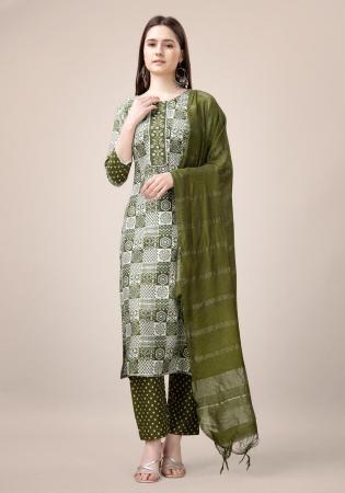 Picture of Bewitching Rayon Dark Sea Green Readymade Salwar Kameez