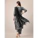 Picture of Pleasing Rayon Black Readymade Salwar Kameez