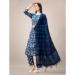 Picture of Comely Rayon Midnight Blue Readymade Salwar Kameez