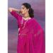 Picture of Gorgeous Chiffon Deep Pink Saree