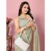 Picture of Enticing Georgette Rosy Brown Saree