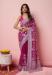 Picture of Alluring Georgette Hot Pink Saree