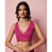 Picture of Alluring Georgette Hot Pink Saree