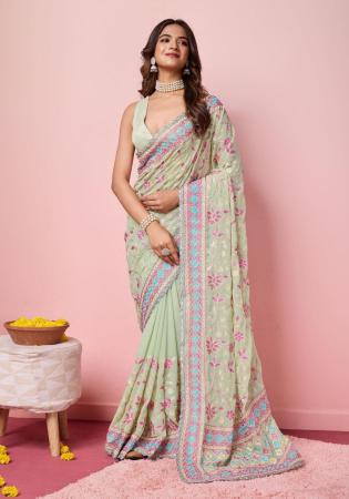 Picture of Admirable Georgette Tan Saree