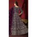 Picture of Good Looking Georgette Purple Anarkali Salwar Kameez