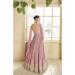 Picture of Ravishing Georgette Rosy Brown Anarkali Salwar Kameez