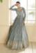 Picture of Nice Georgette Dark Grey Anarkali Salwar Kameez