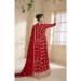 Picture of Delightful Georgette Maroon Anarkali Salwar Kameez