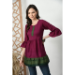 Picture of Gorgeous Silk Maroon Kurtis & Tunic