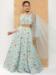 Picture of Georgette Light Steel Blue Readymade Lehenga Choli