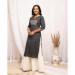 Picture of Sightly Cotton Black Kurtis & Tunic