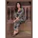 Picture of Rayon & Chiffon Grey Readymade Salwar Kameez