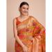 Picture of Wonderful Silk Orange Red Saree