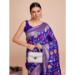 Picture of Good Looking Silk Midnight Blue Saree