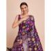 Picture of Good Looking Silk Purple Saree