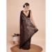 Picture of Well Formed Silk Black Saree