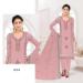 Picture of Bewitching Georgette Pink Straight Cut Salwar Kameez