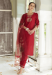 Picture of Cotton & Silk Maroon Readymade Salwar Kameez