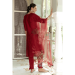 Picture of Cotton & Silk Maroon Readymade Salwar Kameez