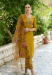 Picture of Cotton & Silk Dark Golden Rod Readymade Salwar Kameez