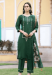 Picture of Cotton & Silk Sea Green Readymade Salwar Kameez