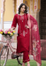 Picture of Cotton & Silk Maroon Readymade Salwar Kameez