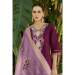 Picture of Cotton & Silk Purple Readymade Salwar Kameez