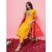 Picture of Statuesque Cotton Orange Readymade Salwar Kameez