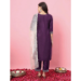 Picture of Amazing Cotton Purple Readymade Salwar Kameez