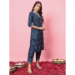 Picture of Cotton Dark Slate Grey Readymade Salwar Kameez