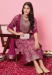 Picture of Exquisite Cotton Plum Readymade Salwar Kameez