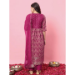 Picture of Exquisite Cotton Plum Readymade Salwar Kameez