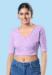 Picture of Classy Cotton & Lycra Violet Designer Blouse