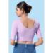 Picture of Classy Cotton & Lycra Violet Designer Blouse