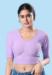 Picture of Nice Cotton & Lycra Violet Designer Blouse