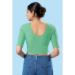 Picture of Cotton & Lycra Dark Sea Green Designer Blouse