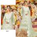 Picture of Organza Dark Sea Green Straight Cut Salwar Kameez