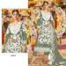 Picture of Grand Organza Dim Gray Straight Cut Salwar Kameez