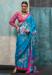 Picture of Taking Crepe Dark Turquoise Saree