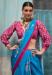 Picture of Taking Crepe Dark Turquoise Saree