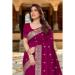 Picture of Superb Georgette Fire Brick Saree