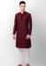 Picture of Ravishing Cotton Maroon Kurtas