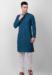 Picture of Comely Cotton Midnight Blue Kurtas