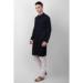 Picture of Graceful Cotton Navy Blue Kurtas