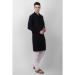 Picture of Graceful Cotton Navy Blue Kurtas