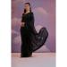 Picture of Graceful Georgette Black Saree