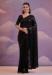 Picture of Statuesque Georgette Black Saree