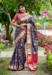 Picture of Graceful Silk Black Saree