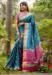 Picture of Fascinating Silk Dark Slate Blue Saree