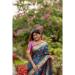 Picture of Magnificent Silk Midnight Blue Saree